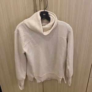 Alo beige cowl neck sweater